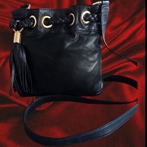 Michael Kors Soft Leather Crossbody Bag with Tassel EUC